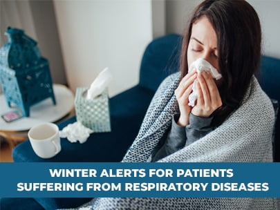 Winter alerts for patients suffering from respiratory diseases